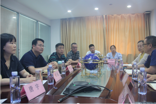 南京六合区经济开发区管委会一行考察项目